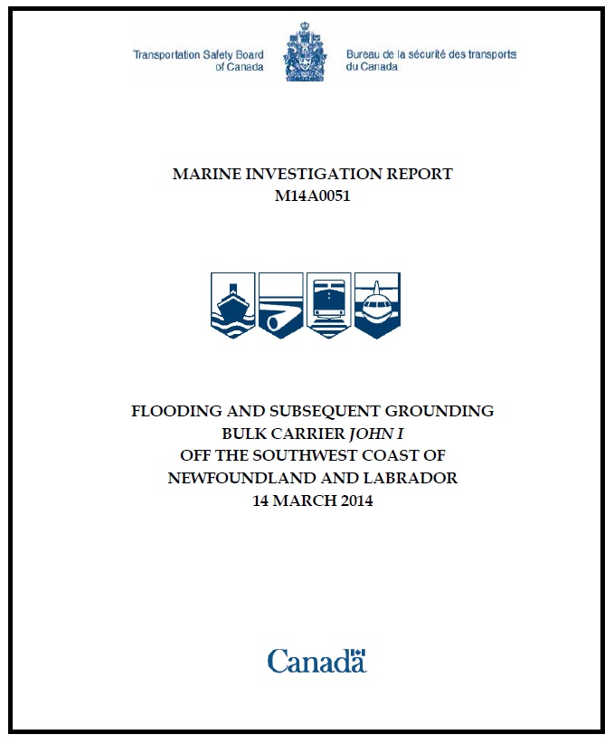 Canada TSB report