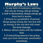 Murphy laws