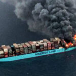 container fire