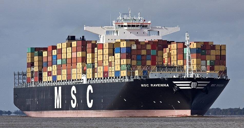 MSC RAVENNA container ship
