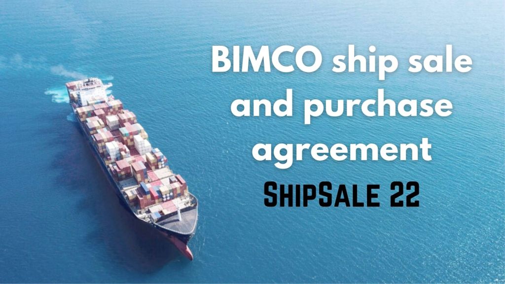BIMCO shipsale 22