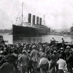 Titanic in port